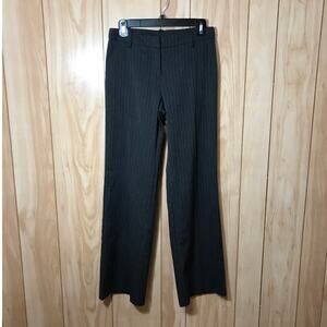 New York & Company Striped Straight Legged Slacks 2